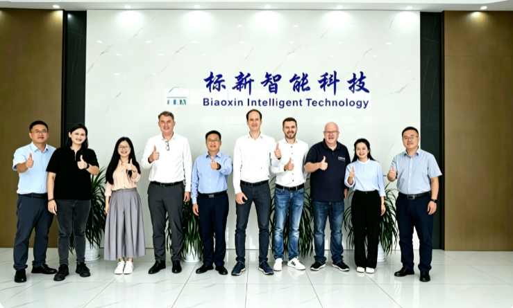 重磅来访！奥迪德国（Audi AG）、一汽奥迪新能源（Audi FAW NEV）与莱尼德国（Leoni AG）一行莅临标新智能，共探高压线束自动化新机遇